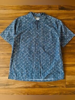 Columbia Sportswear Company Men’s Short Sleeve Size L Floral Print